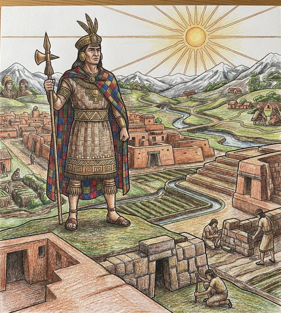After — The Incas Empire: the Coloring Book