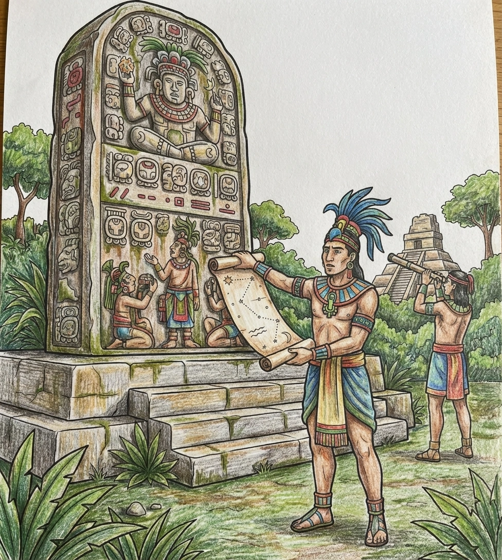 Después — La Civilizacion Maya: el Libro de Colorear
