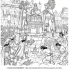 aztecs hisotry coloring book