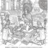 azteques coloriage livre
