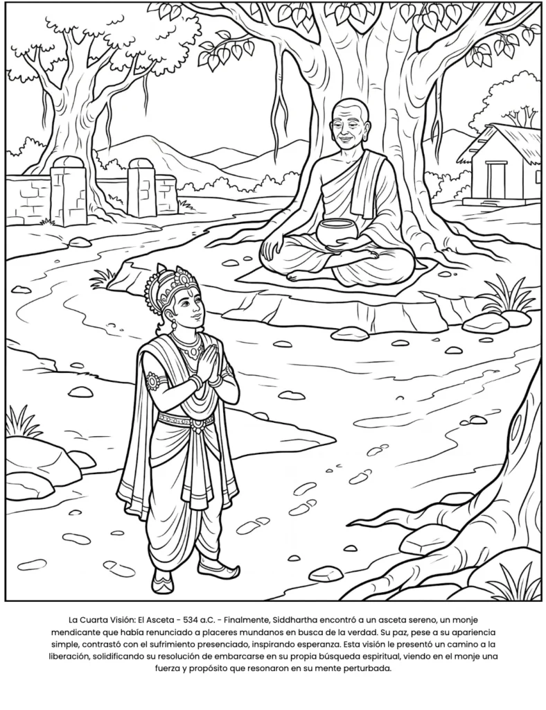 Gautama Bouddha: le Livre de Coloriage coloring page preview