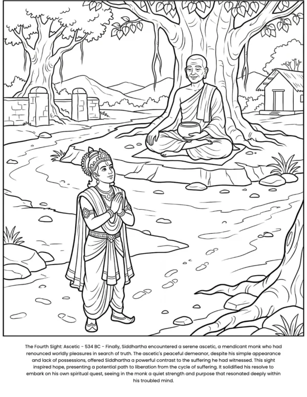 buddha coloring book