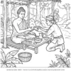 buddha coloring book