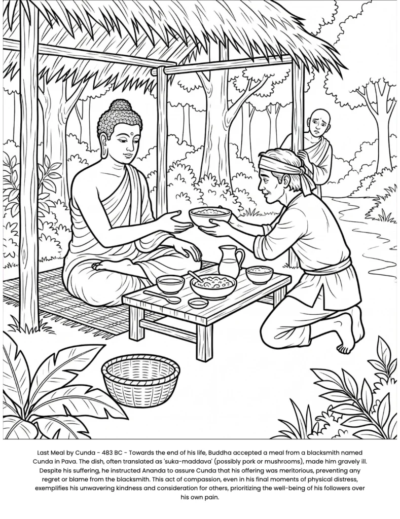 Gautama Buddha : the Coloring Book coloring page preview