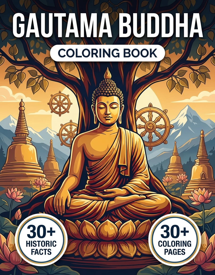 Gautama Buddha : the Coloring Book