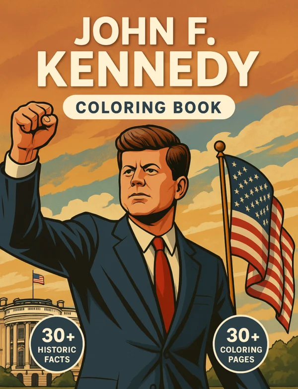 kennedy book coloring