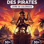 FRONT COVER - French pirates coloriage