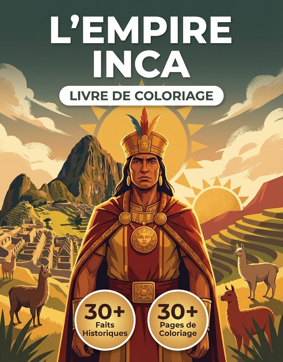 L'Empire Incas : le Livre de Coloriage