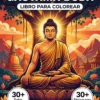 FRONT COVER - Spanish buddha colorear libro