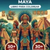 los mayas libro colorear