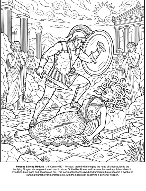 Greek Mythology Colorear English16.45.04 greek mythology coloring book