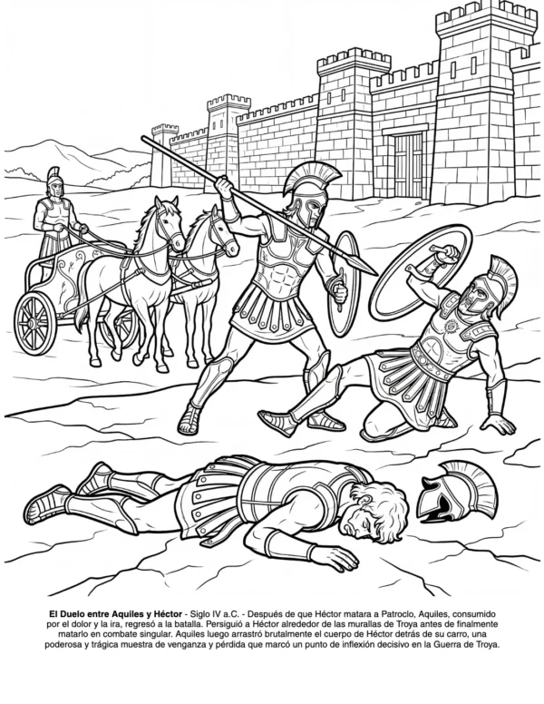 Greek Mythology Spanish 16.48.37 mitologia griega libro colorear