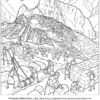 incas empire coloring book
