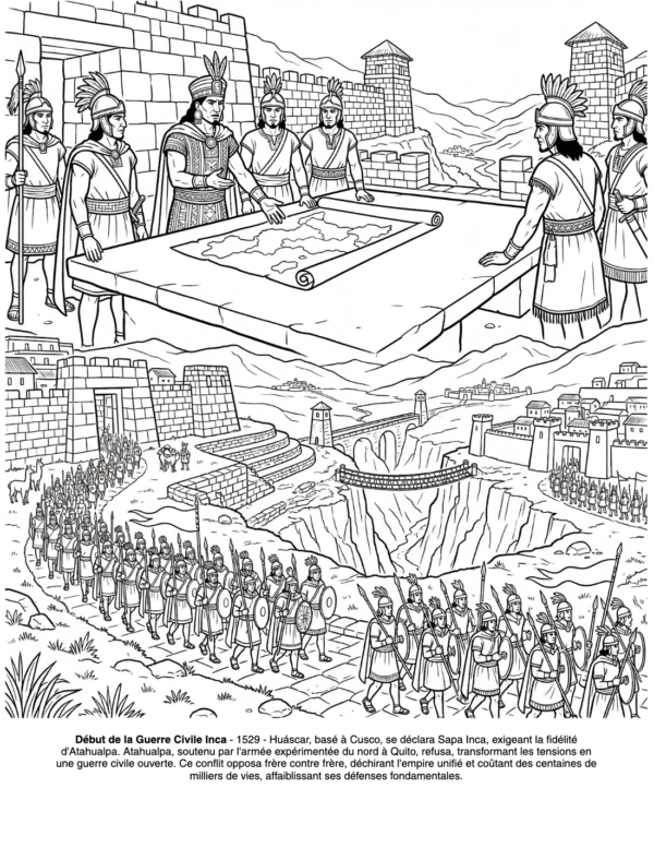empire incas livre coloriage
