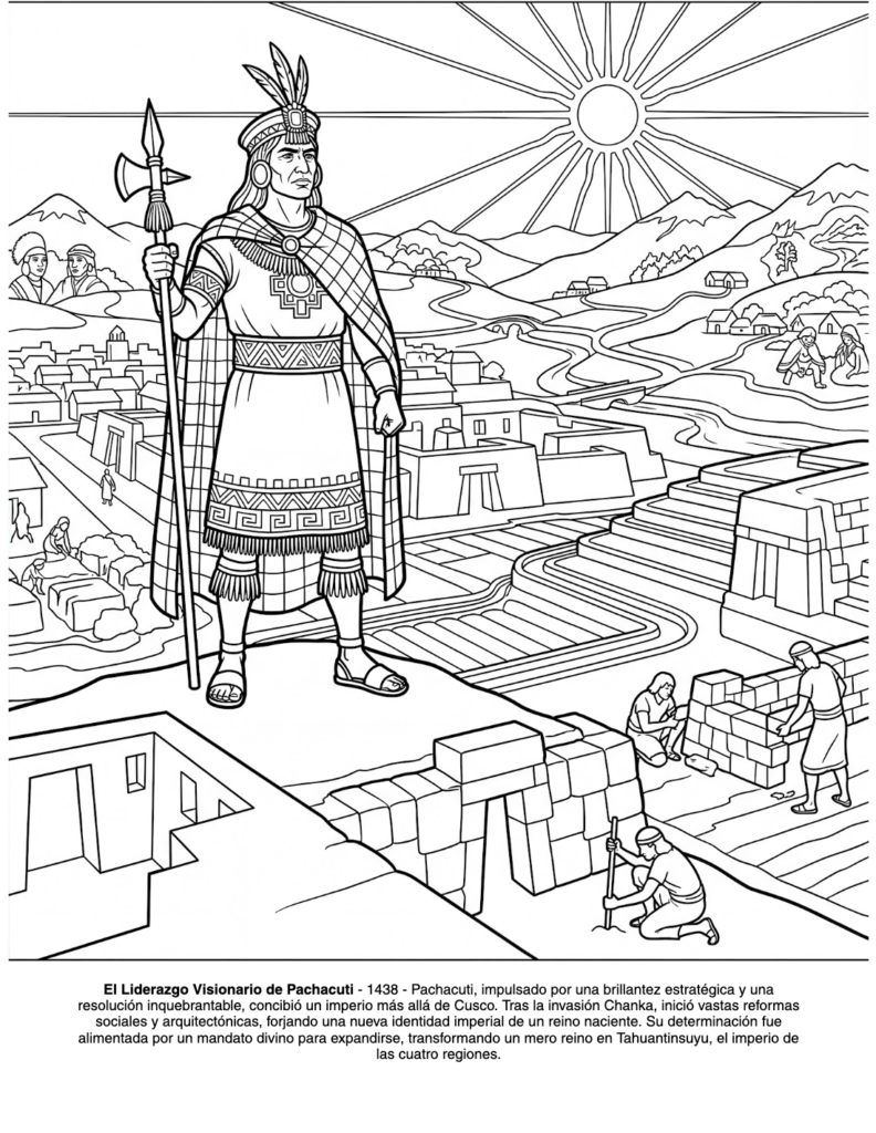 El Imperio Incas: el Libro de Colorear coloring page preview