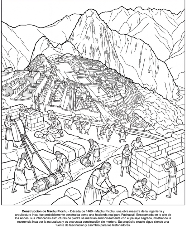 imperio incas libro colorear