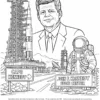 Kennedy Colorear Spanish12.27.31 kennedy coloriage etats unis