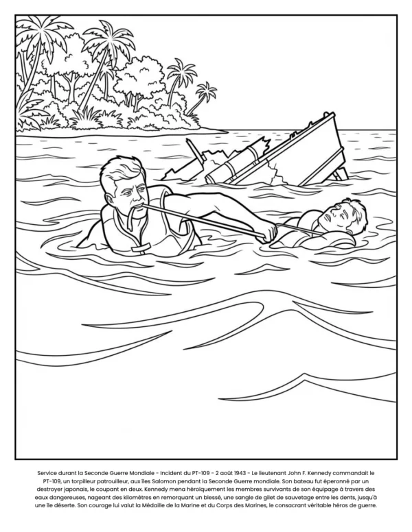 Kennedy Coloring French12.25.22 kennedy livre coloriage