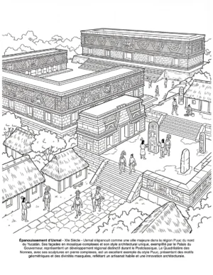 maya livre coloriage