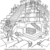 los mayas libro colorear