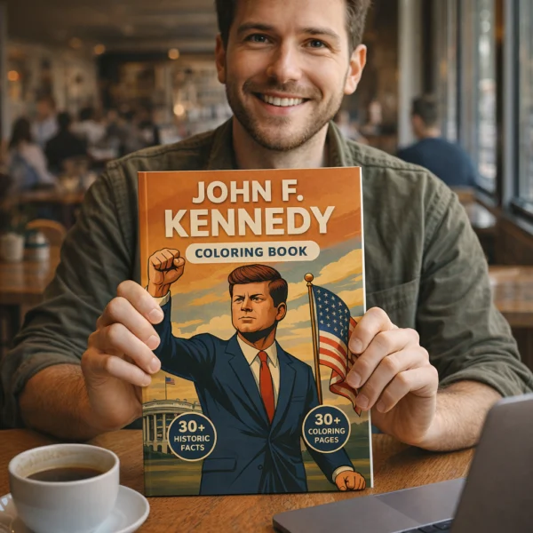 kennedy book coloring