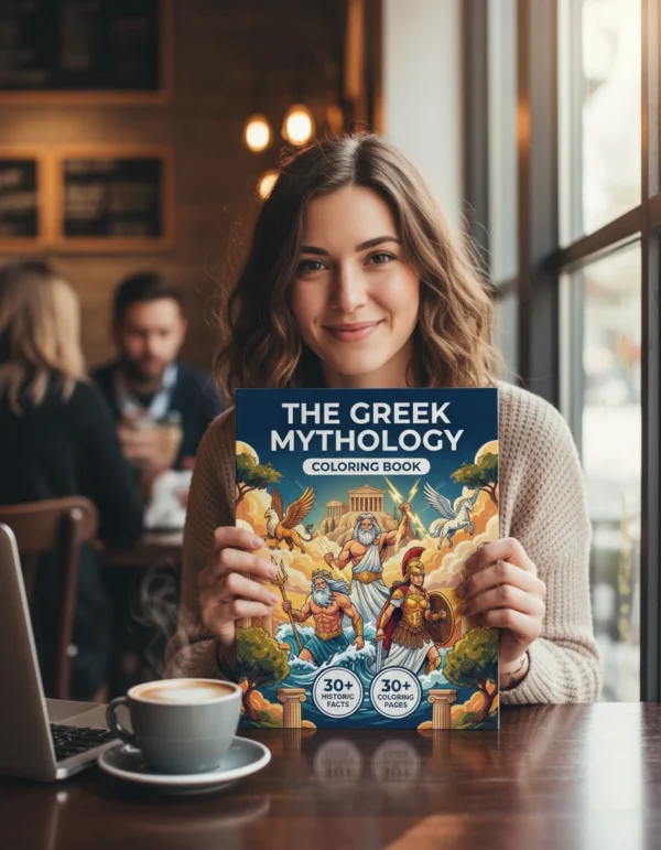 Person Coloring book - English The Greek Mythology: the Coloring Book