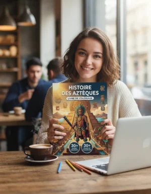 azteques coloriage livre