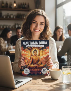 buddha colorear libro