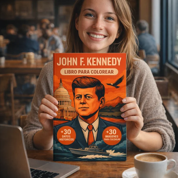 Person Coloring book - Spanish kennedy coloriage etats unis