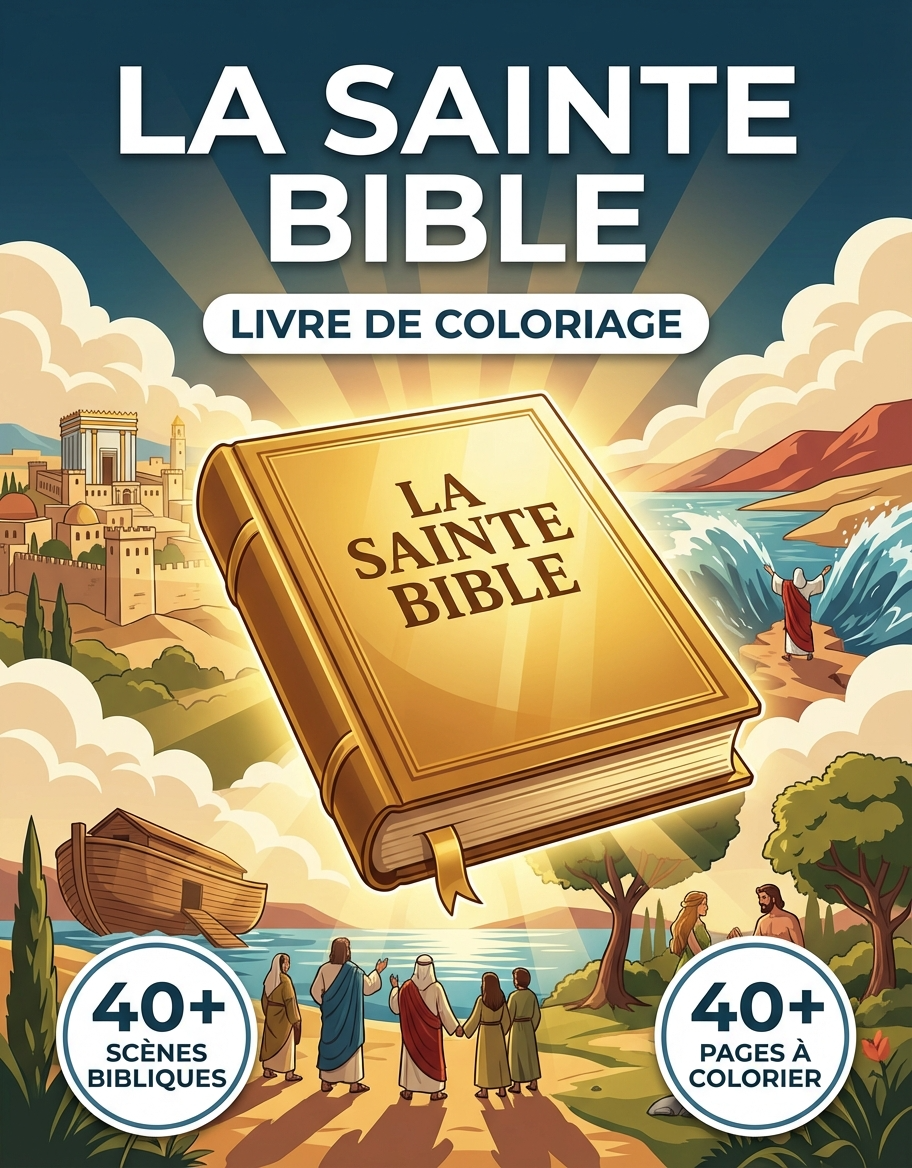 La Sainte Bible : le Livre de Coloriage