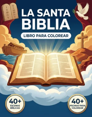 santa biblia catolico colorear