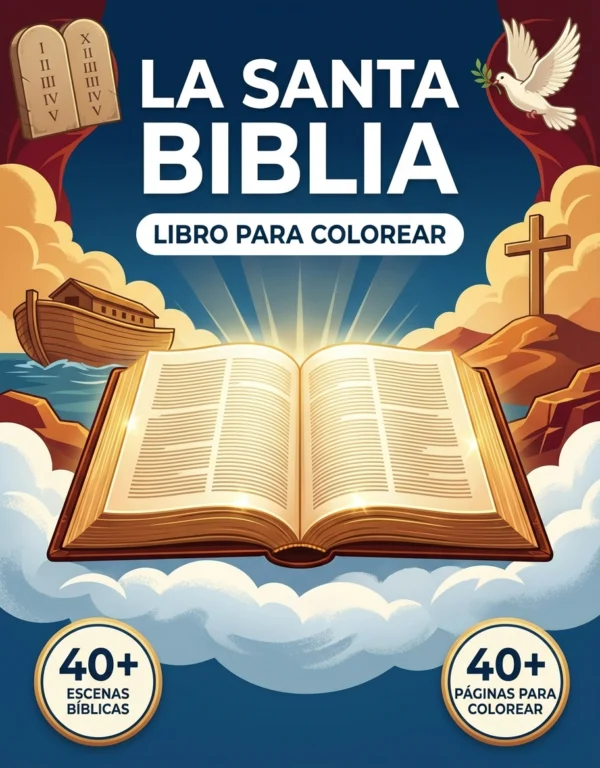santa biblia catolico colorear