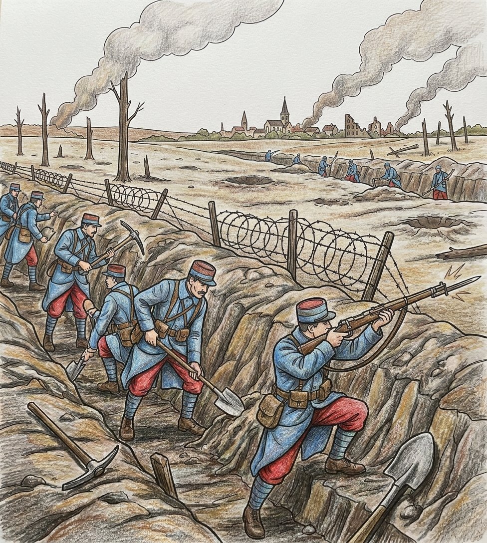 Après — Premiere Guerre Modiale : le Livre de Coloriage