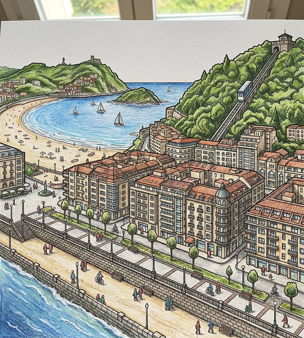 After — Landscapes of Spain: the Coloring Book