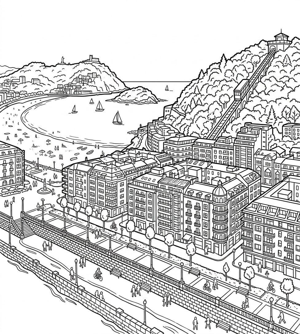 Avant — Paysages d'Espagne : le Livre de Coloriage