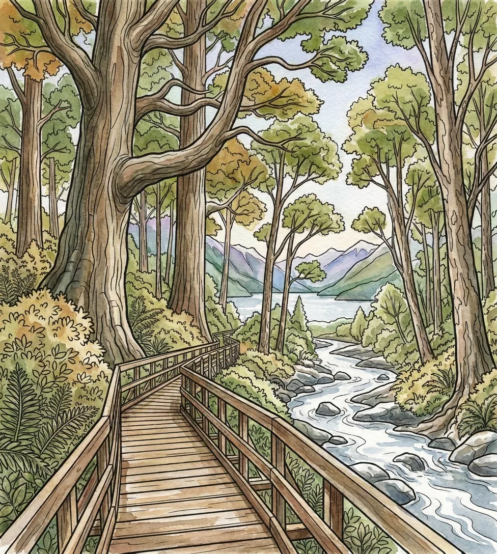 patagonia landscapes coloring book
