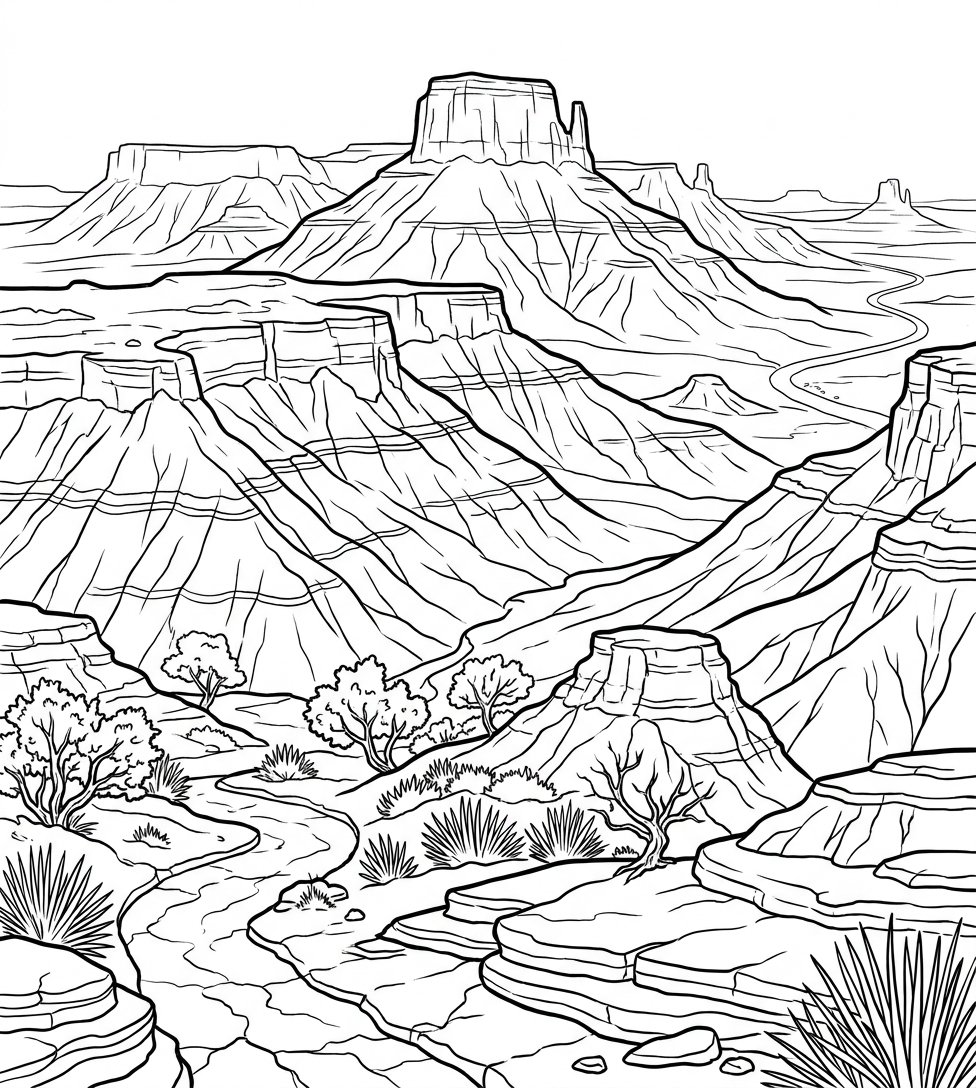 Before — Landscapes of Spain: the Coloring Book
