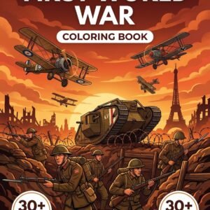world war coloring book