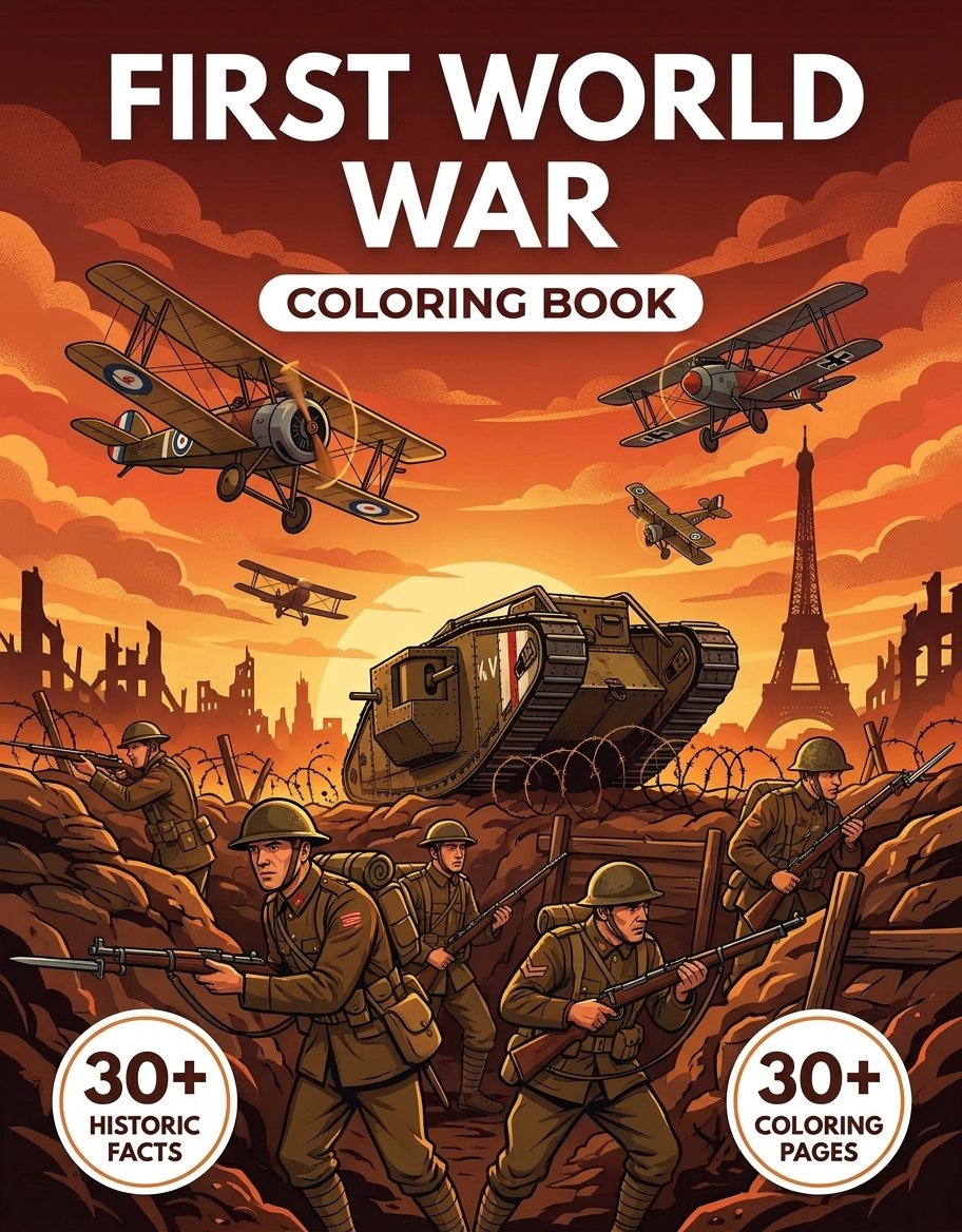 First World War: the Coloring Book