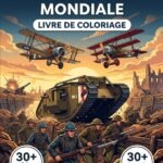 FRONT COVER - First World War - French guerre mondiale coloriage