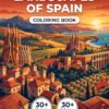 spain coloring book travel landscapes