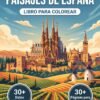 FRONT COVER - Landscapes of Spain - Spanish (1) espana libro colorear paisajes viaje
