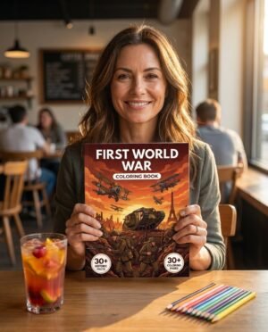 world war coloring book