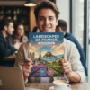 Person Coloring book - Landscapes of France - English paysages france coloriage