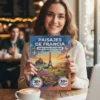 libro colorear paisajes francia