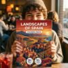 spain coloring book travel landscapes
