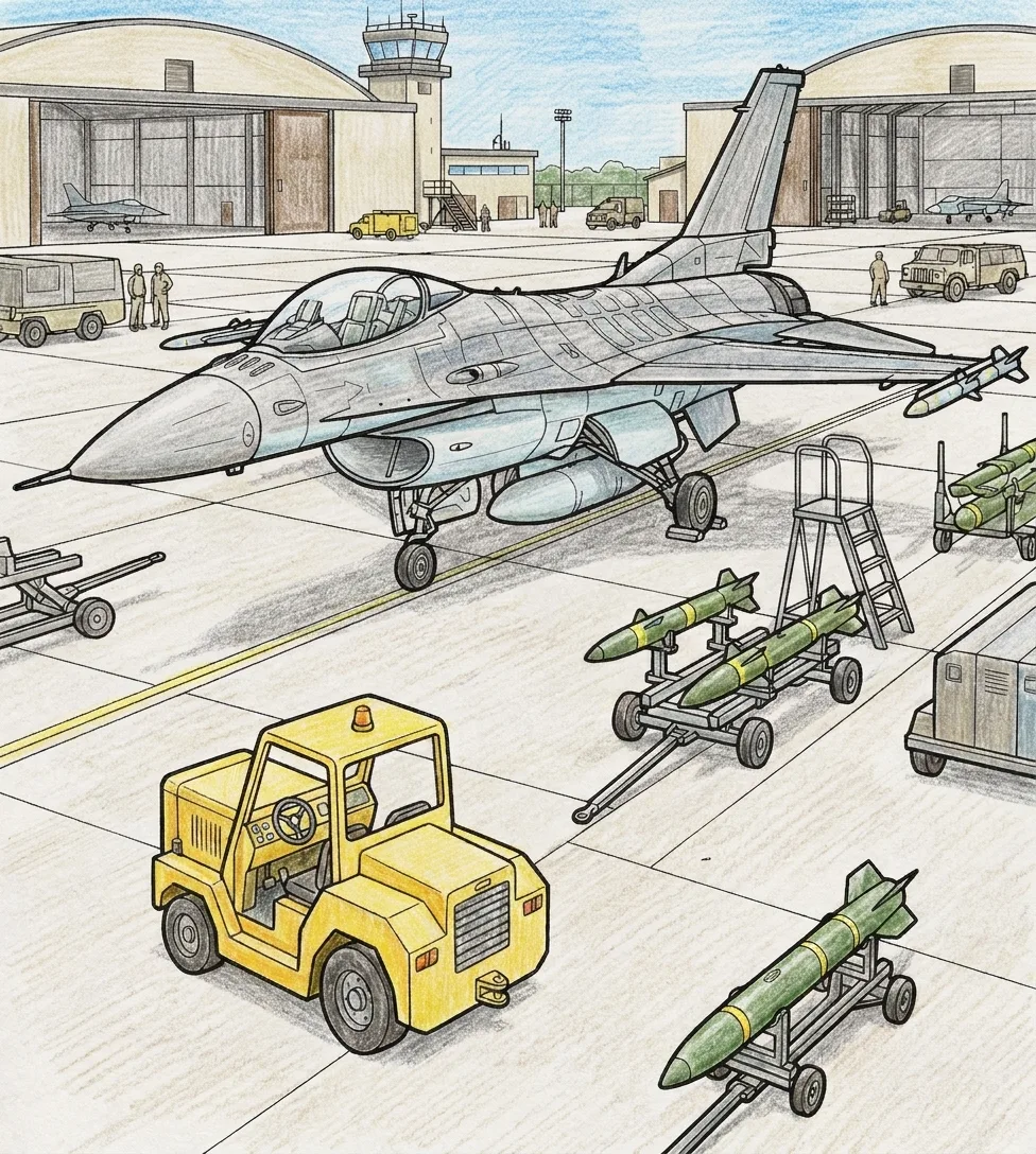 Lápices de color — Aviones de Caza: el Libro de Colorear