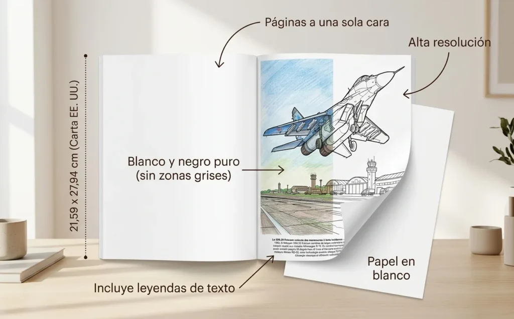 Aviones de Caza: el Libro de Colorear, Libro de bolsillo impreso