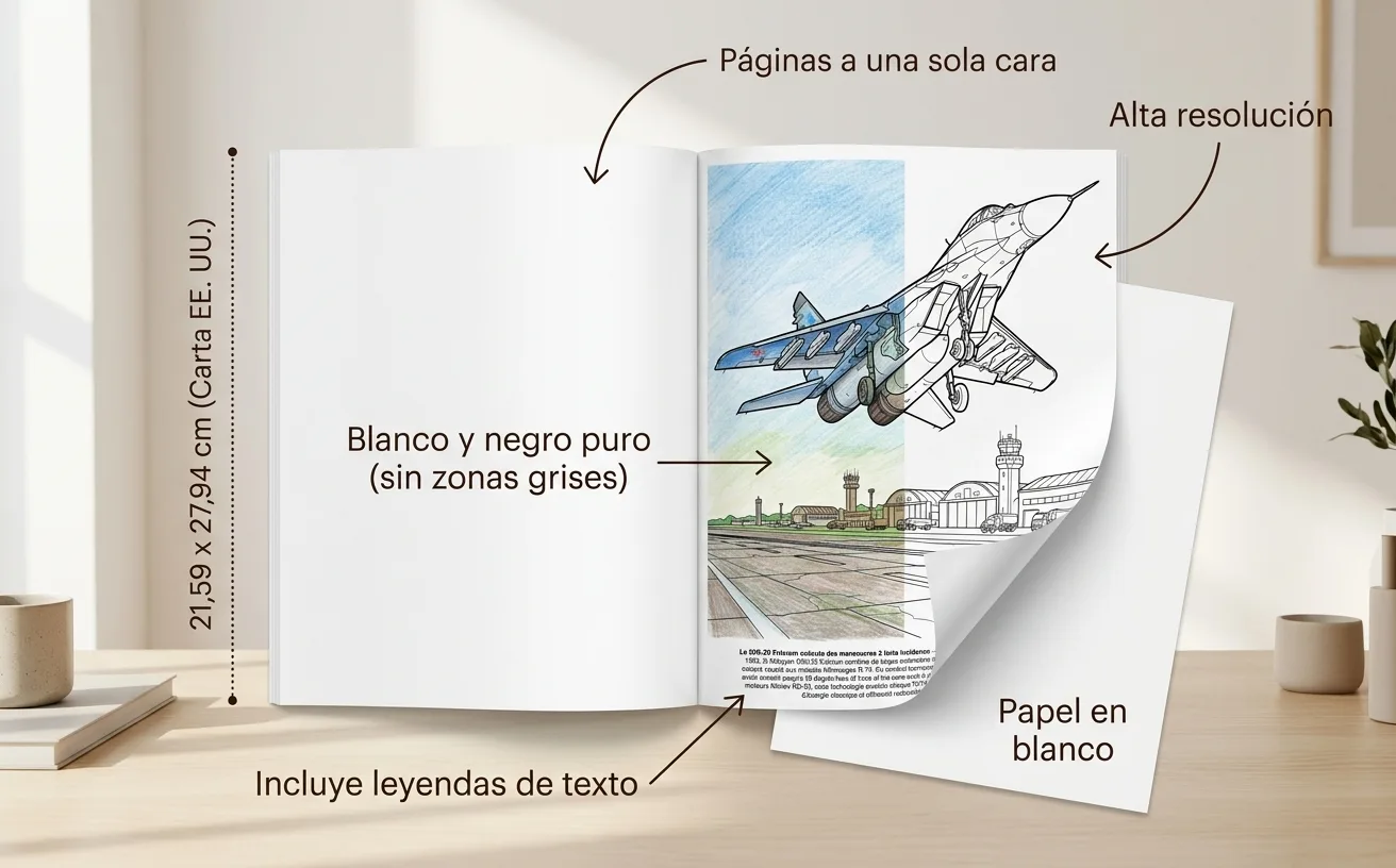 Aviones de Caza: el Libro de Colorear — Libro de bolsillo impreso