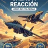 Portada del libro de colorear Aviones de Caza
